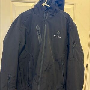 Men's Black heated jacket (needs battery)